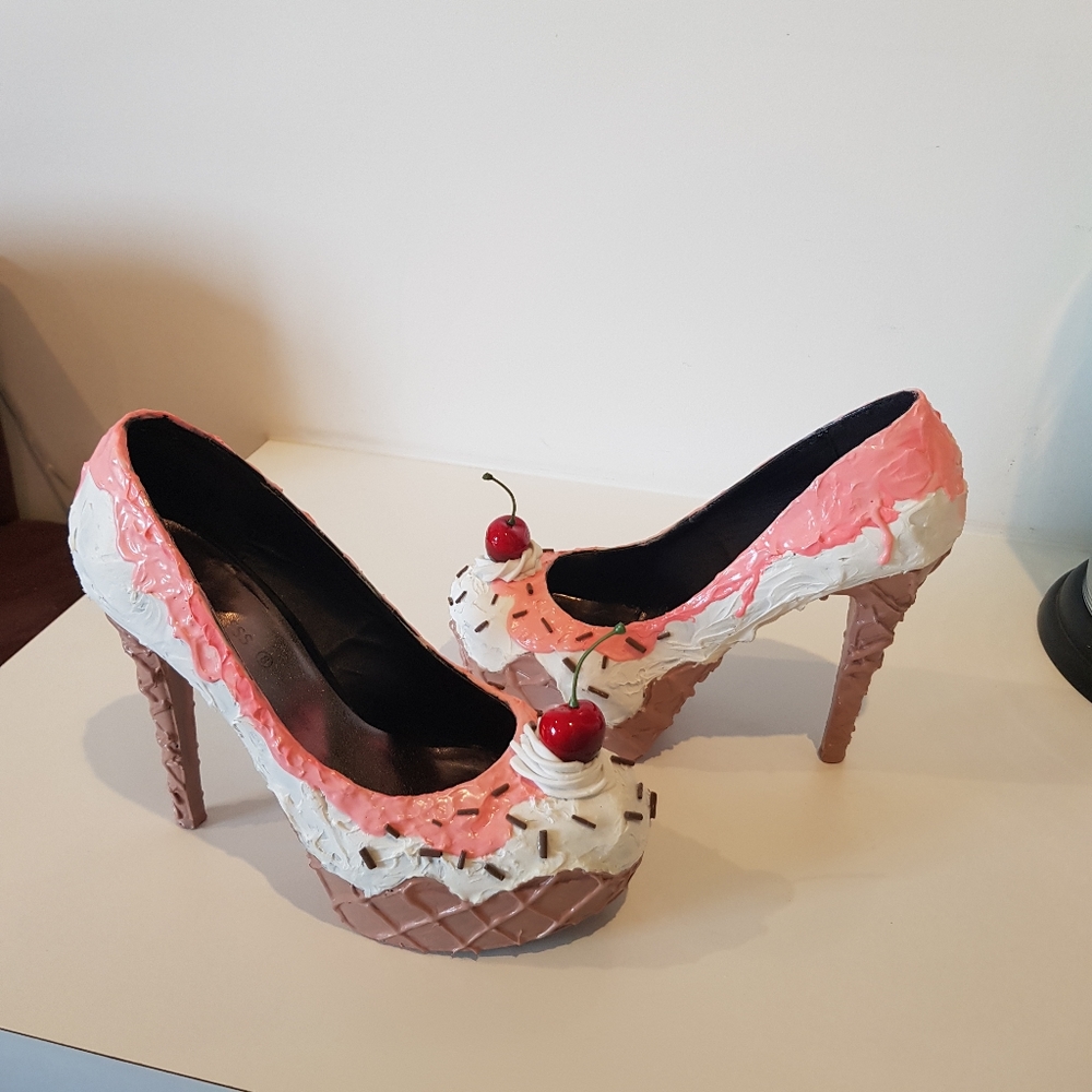 Ice Cream Platform Heels - Picture 6 of 6